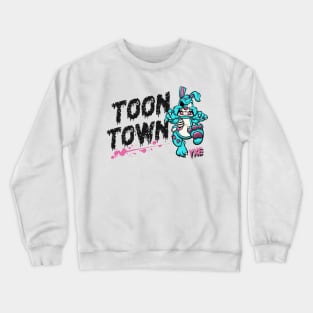 Enigmatic Toon Explorer XYE's Urban Odyssey Crewneck Sweatshirt